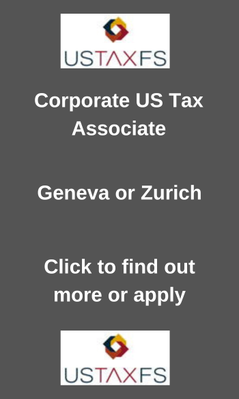 Corporate US Tax Associate Switzerland