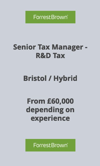R&D Tax Senior Manager